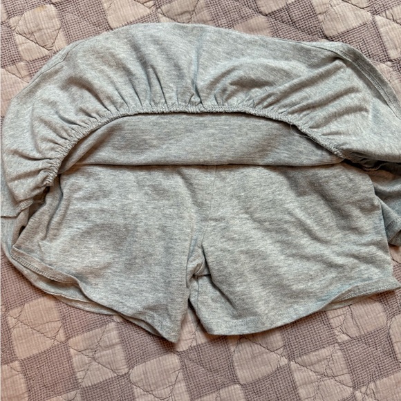 Gray Ruffled Skort - Picture 2 of 3